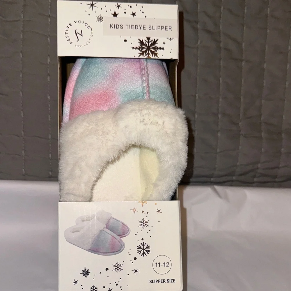 Kids Tie-Dye Slippers - Multicolor